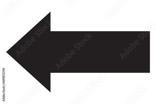 Long arrow icon. long arrow vector. flat style Arrow symbol. arrow on a white background. vector illustration.