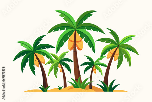 palm tree vector illustration