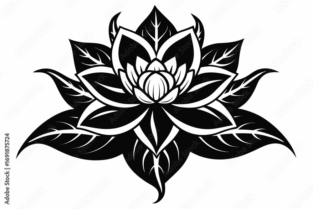 black and white lily black and white lily