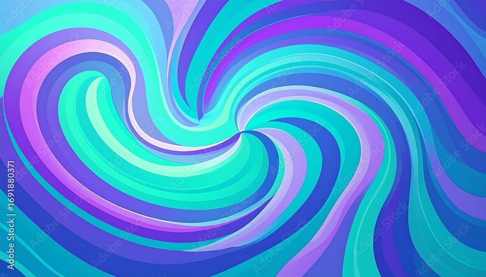 Fototapeta premium Vibrant swirl of pastel hues