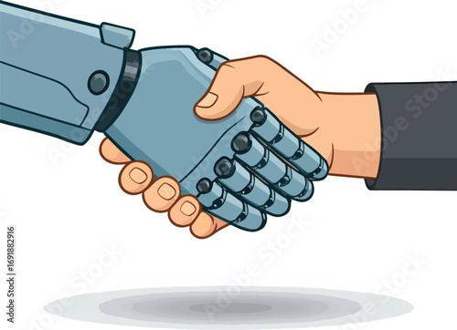 Human-Robot Collaboration A Handshake Representing the Future of Technology