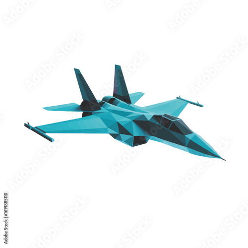 Modern fighter jet soaring through the skies with advanced aerodynamic design and sleek features