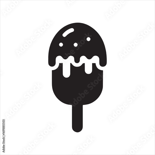  Soft Serve Ice Cream with Waffle Cone and Chocolate Topping