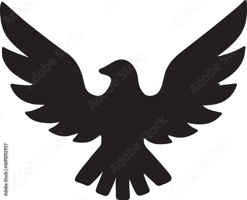 Majestic eagle illustration in vibrant colors