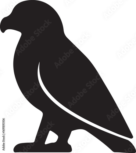 Majestic eagle illustration with bold lines and vibrant colors