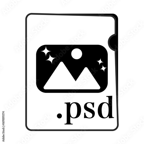 PSDファイル形式イラスト モノクロ〜PSD file format illustration monochrome〜
