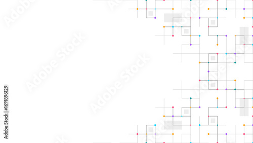 Minimalistic texture with linear squares pattern. Creative idea of modern design with abstract geometric background