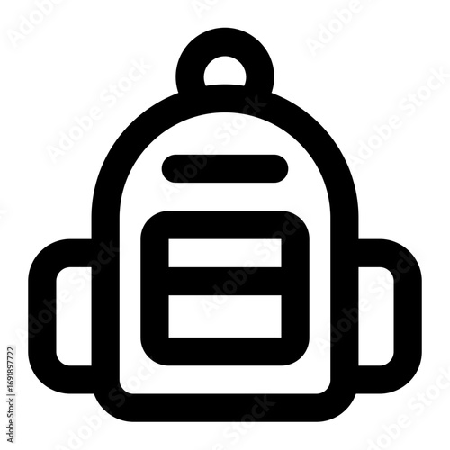 bagpack icon for illustration