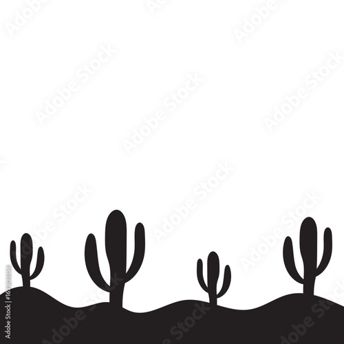 Cactus Silhouette Design