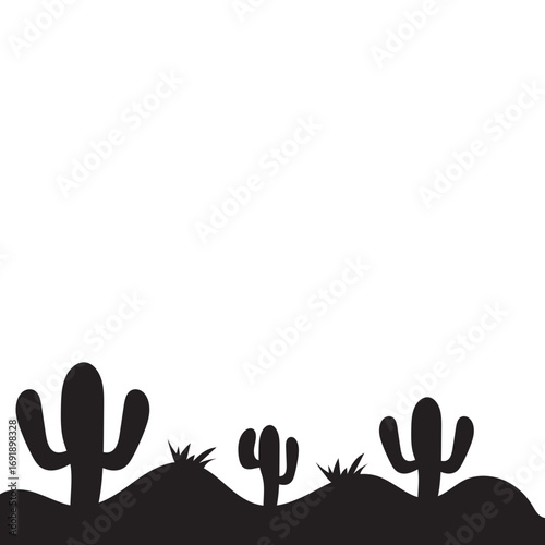 Cactus Silhouette Design