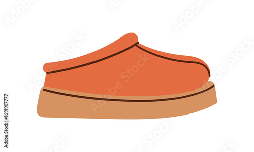 Footwear flat colored icons of female shoes boots for different seasons isolated vector illustration on white .