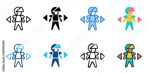  Skins icon set multiple style collection 
