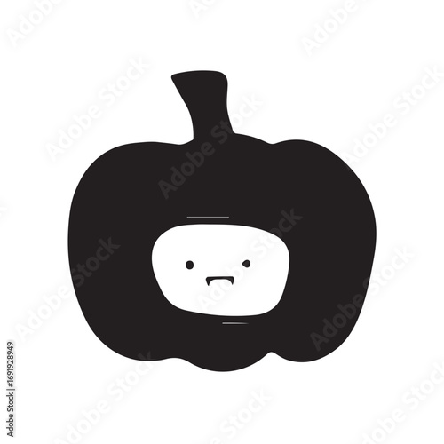  Spooky Halloween vector with pumpkins, bats, ghosts, and a haunted house in dark festive colors