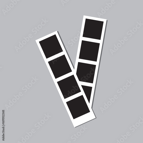 Collection of blank photo frame mockups with push pins, perfect for memory boards, galleries, or scrapbooking projects