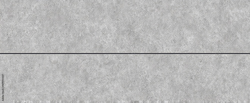 Fototapeta premium Light gray concrete-like surface with a horizontal line