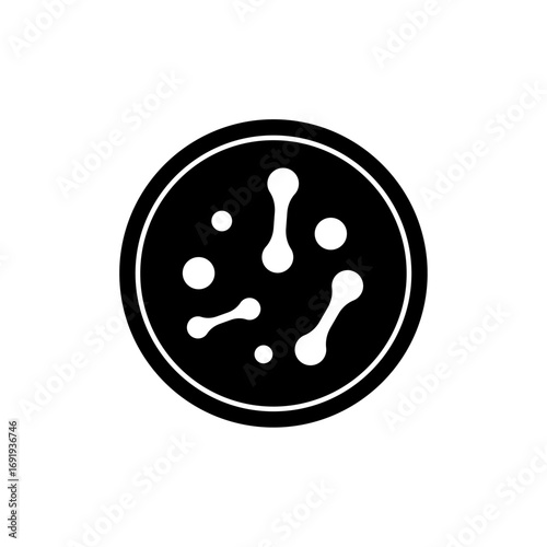 Icon a probiotic, isolated against a clean background.