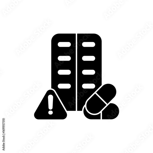 Icon a side effects, isolated against a clean background.