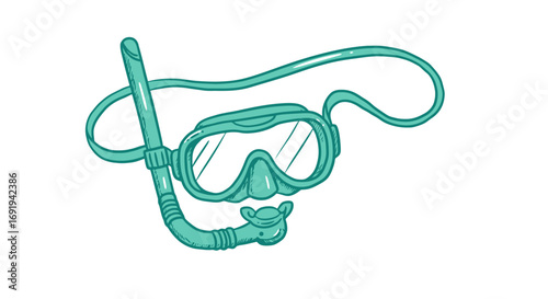 Snorkeling gear diving mask and tube equipment 1.