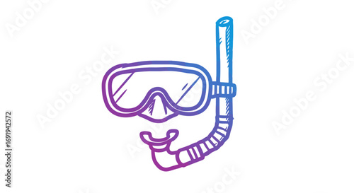 Snorkeling gear underwater diving equipment 2.