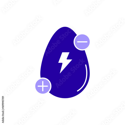Icon a electrolyte, isolated against a clean background.