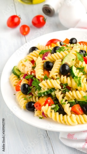 Pasta salad with vegetables (3)