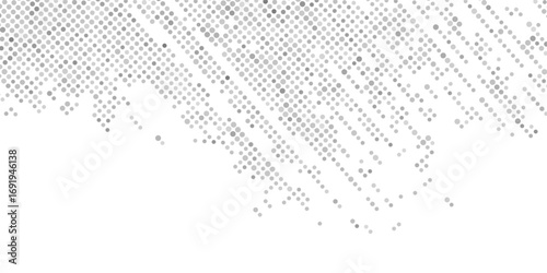 Halftone dots gradient vector illustration isolated on a white background, perfect for use as a background element