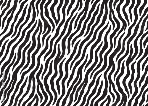 Abstract zebra animal skin pattern design. Animal print vector illustration background. Wildlife fur skin design illustration for web, home decor, fashion, surface, graphic design