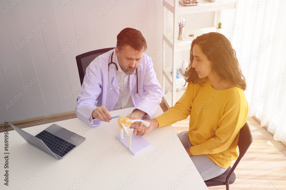Fototapeta premium Doctors are preparing to examine patients in the hospital.