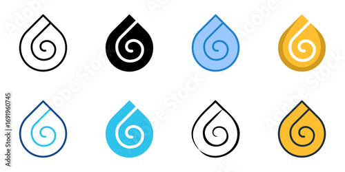 Mana icon set multiple style collection 
