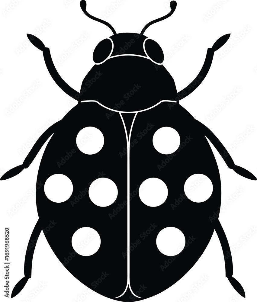 Obraz premium Ladybug Icon