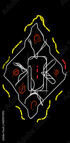 abstract vector background with lines