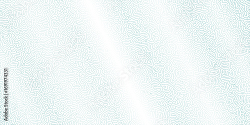 Turing Abstract Pattern, suitable for any business. White and blue color diffusion reaction seamless pattern.An abstract Reaction-diffusion or Turing pattern formation, coral reef, natural texture,	