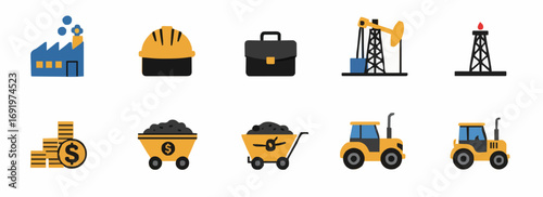 Icon set Industry