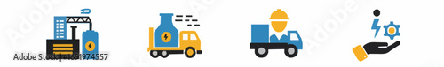 Icon set Industry