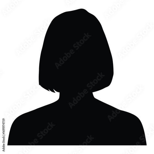 Find the perfect female silhouette avatar profile picture for your website or social media account needs today