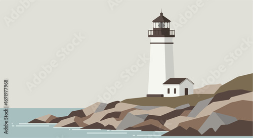 Seaside lighthouse