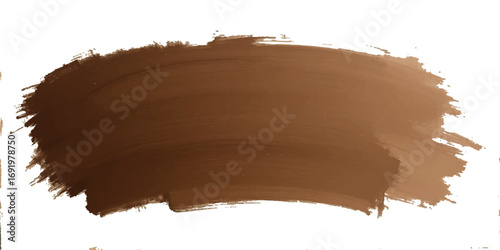 Vector illustration of a brown abstract tree with a paper texture and a burnt edge