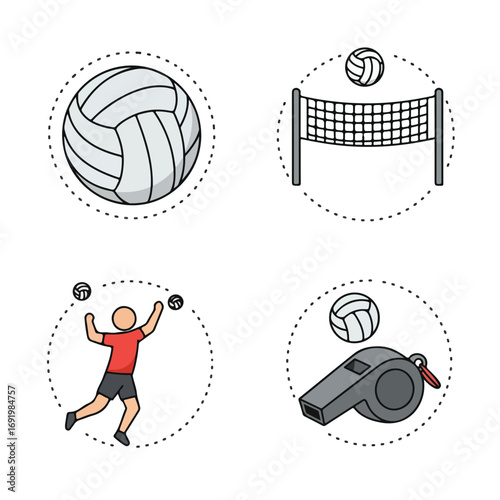 Volleyball set
