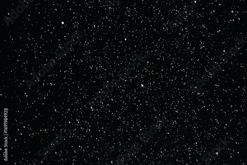 Starry night sky, densely populated with tiny stars