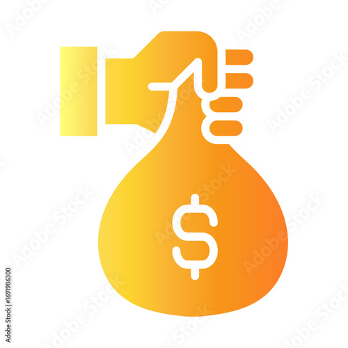 bribery Gradient icon