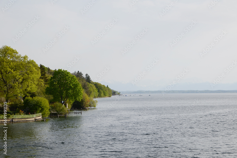 Fototapeta premium Starnberger See, Ostufer
