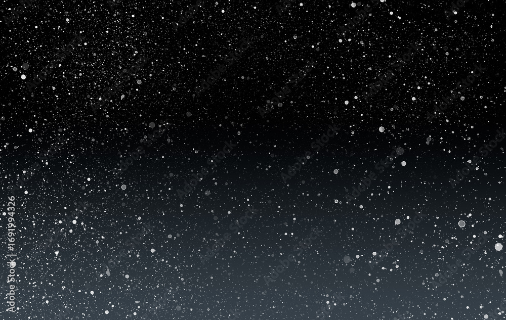 Fototapeta premium Space star shape sky night background, black starry cosmos abstract pattern dark blue science, textile cosmic galaxy astronomy decoration fantasy wallpaper landscape.