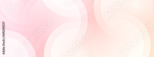 Gentle abstract design with soft pastel pink and peach color gradients, a modern and elegant banner background for presentations or websites