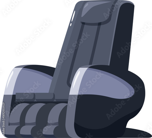 Comfortable massage chair offering a soothing experience for ultimate relaxation and well being at home