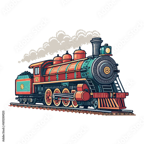 Depicting Create Bold Stroke Pixel Train Engine Bac Stunning Creative Visual