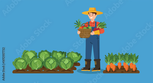 Farmer with harvest (3)