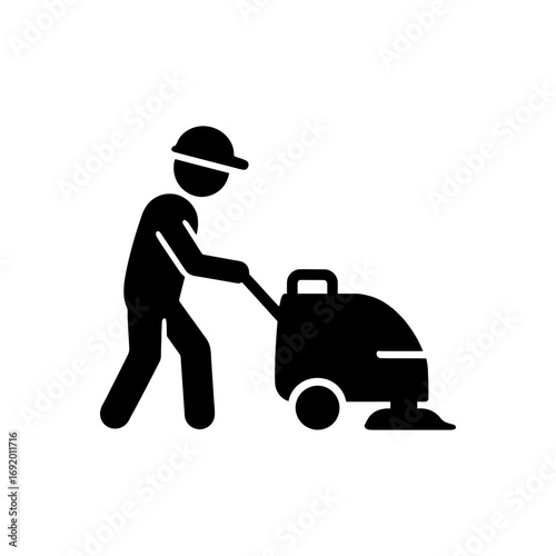 Floor Scrubber Service Icon