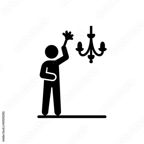 Chandelier Cleaning Service Icon