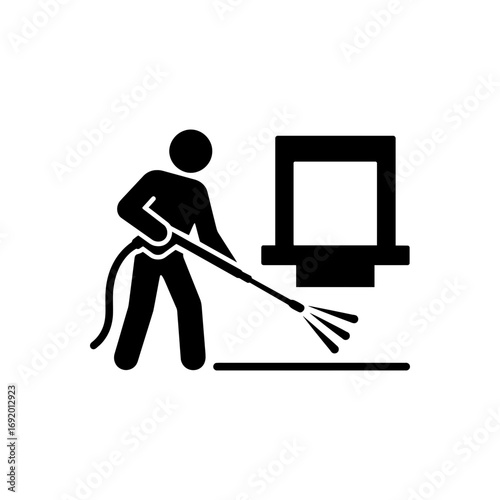 Street Cleaning Service Icon