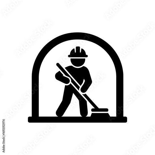 Tunnel Cleaning Service Icon